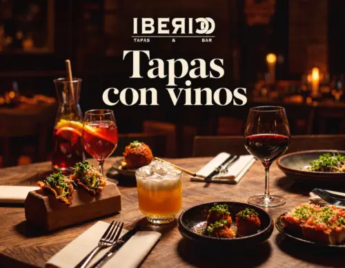 Tapas con vino